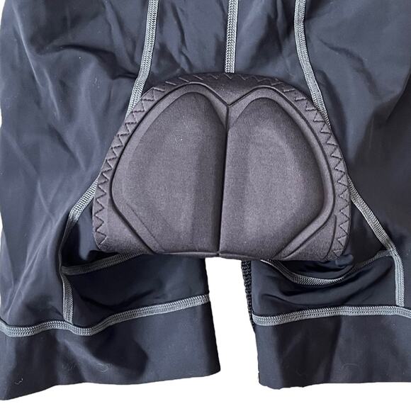 2 Pairs Nashbar Bike Shorts Mens XXL Black Padded Cycling Spring - Picture 5 of 6